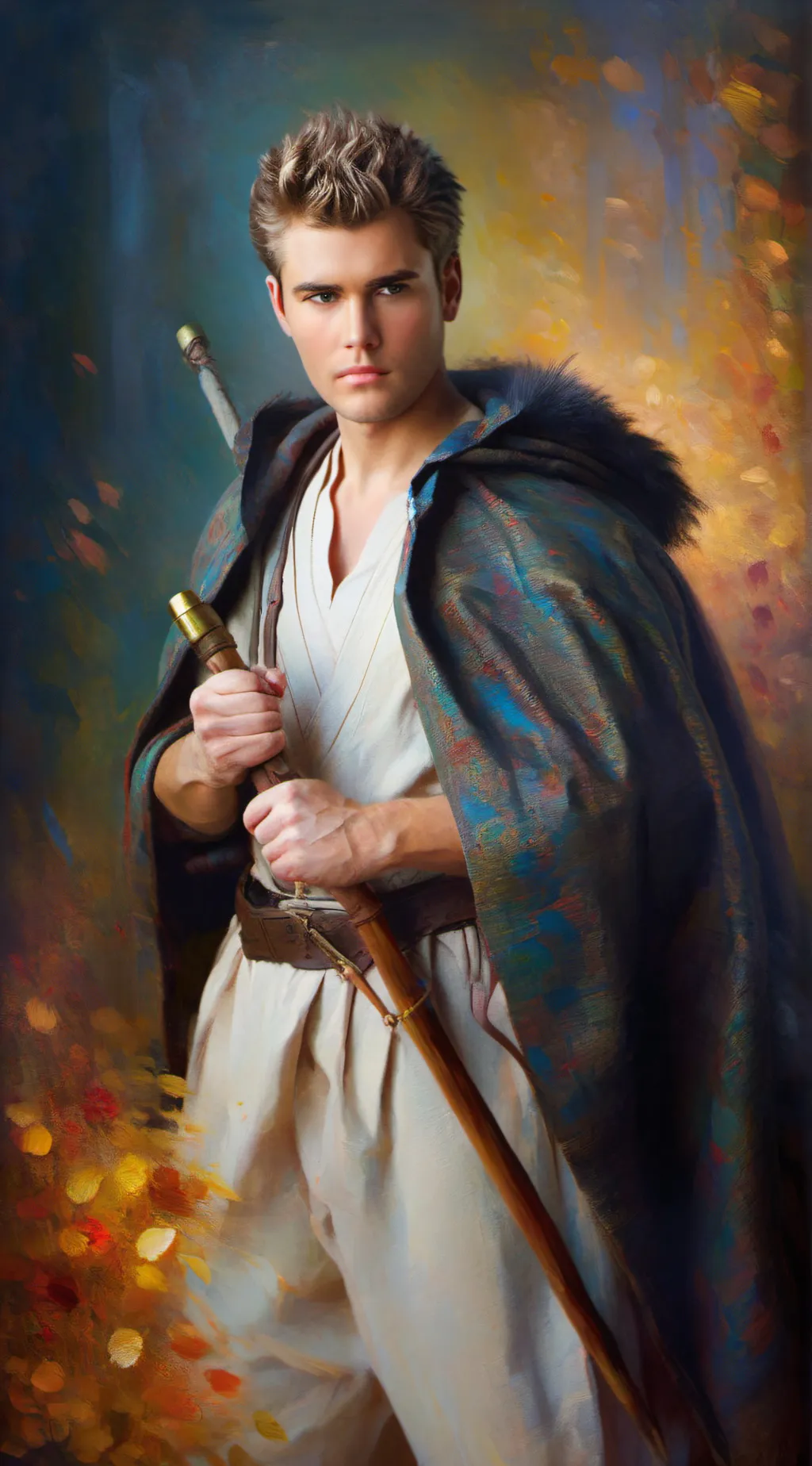 ai character: Freddie  background