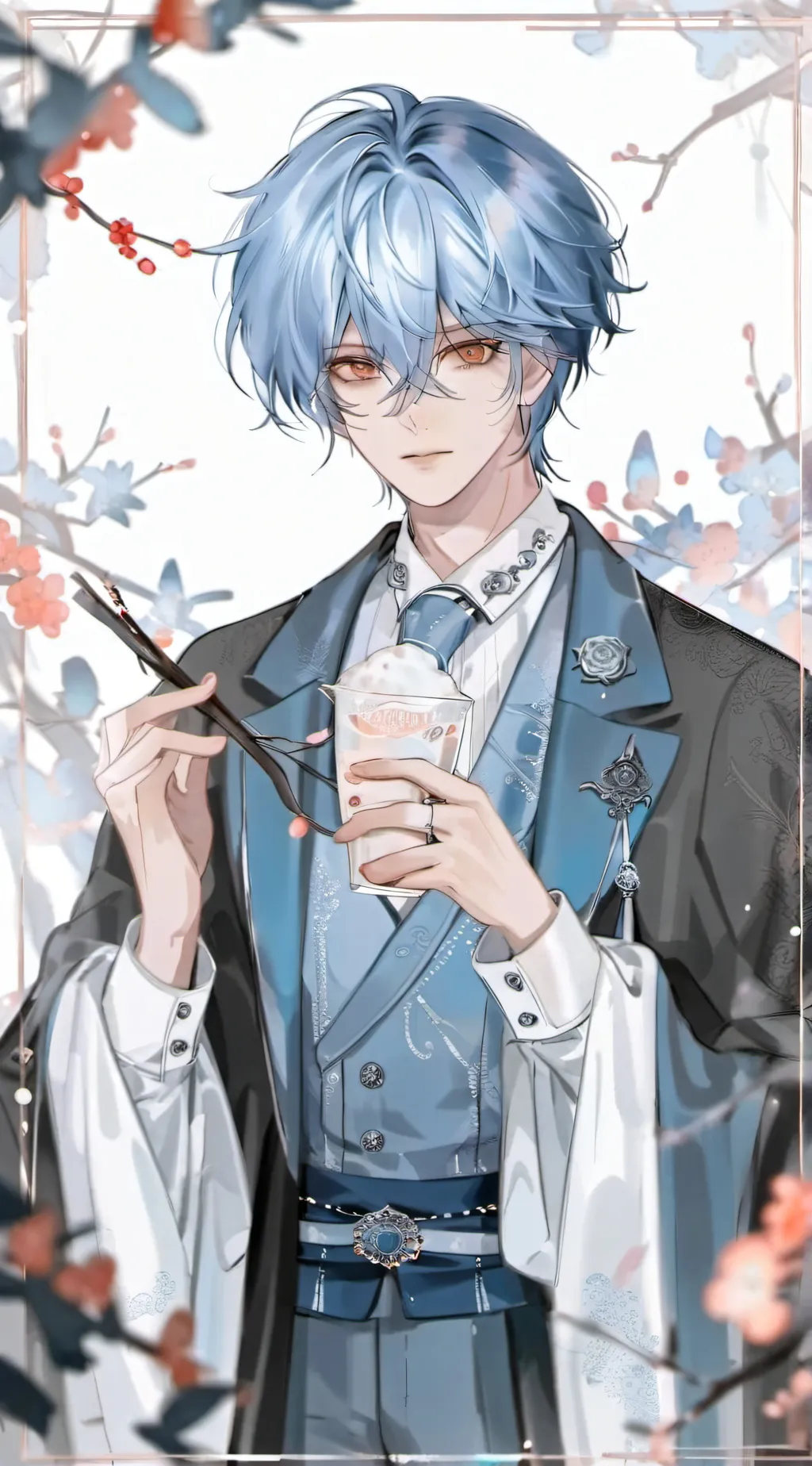 ai character: 渝 background