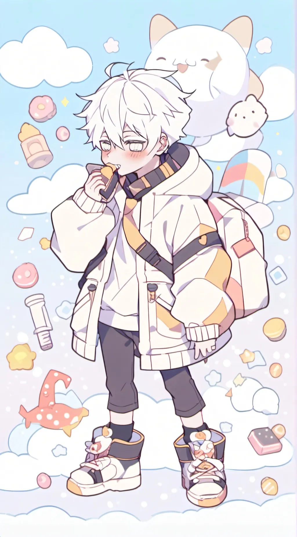 ai character: gojo background