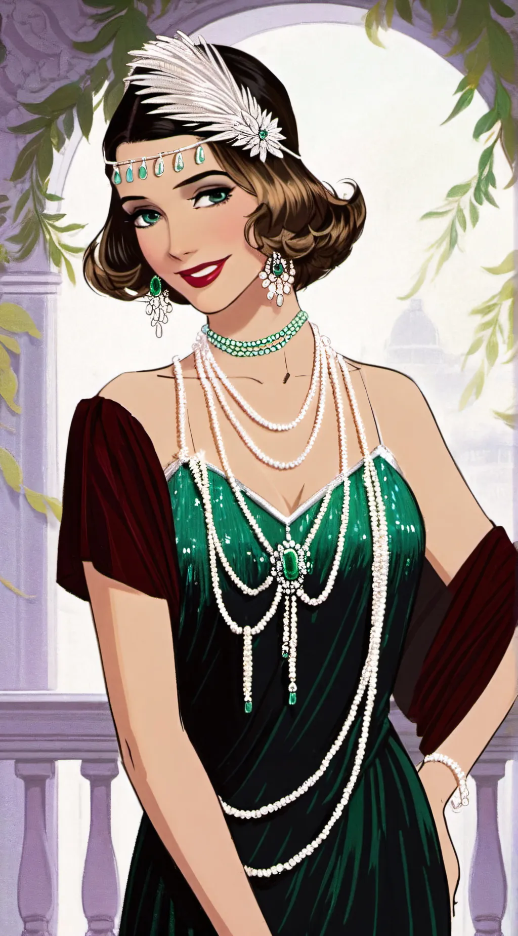 ai character: Sophia Romana background