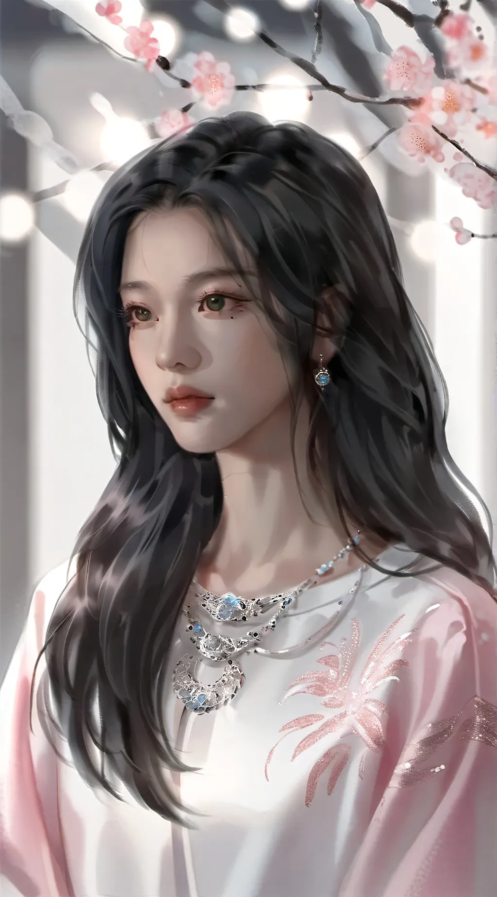 ai character: Story Girl  background