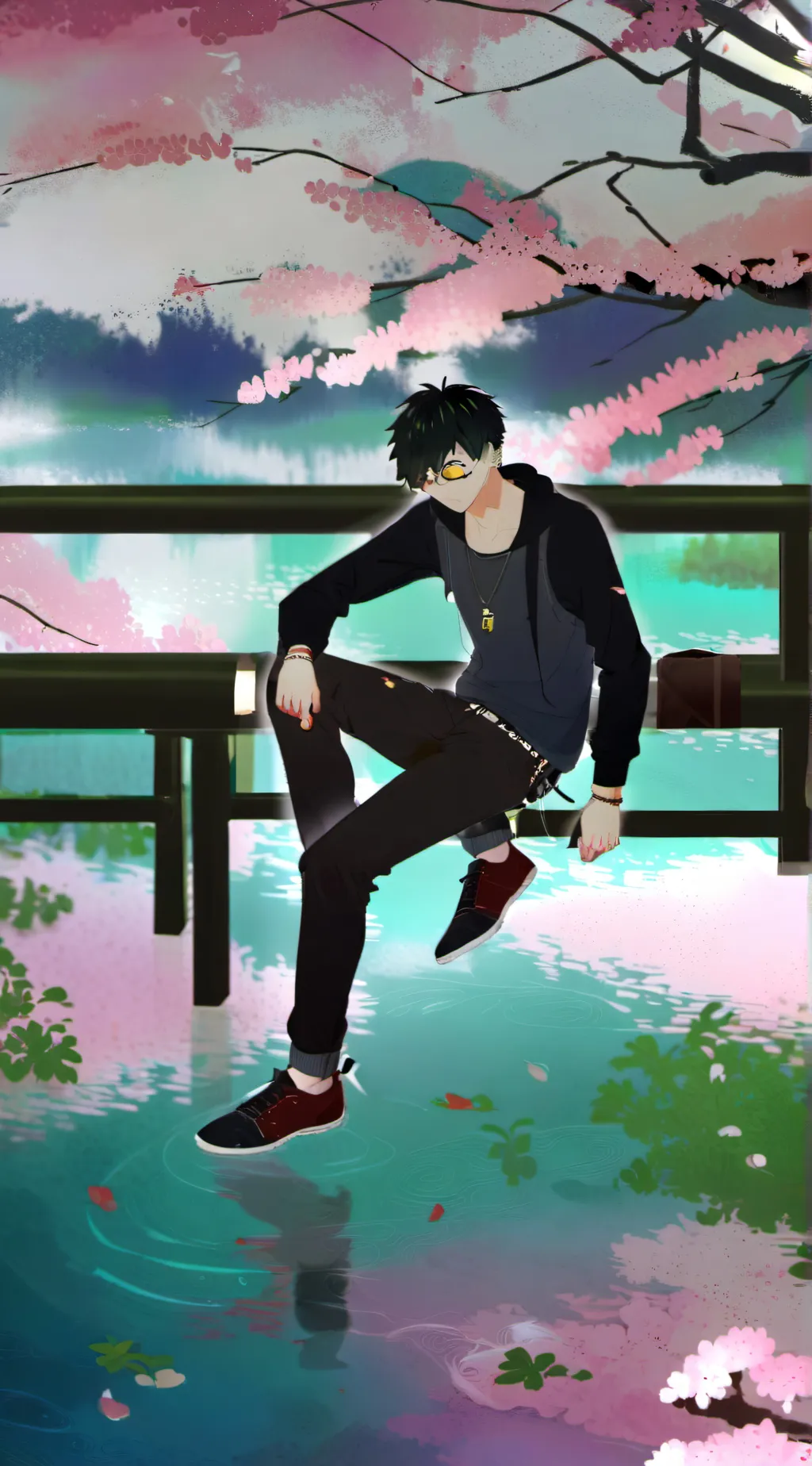 ai character: toge inumaki background