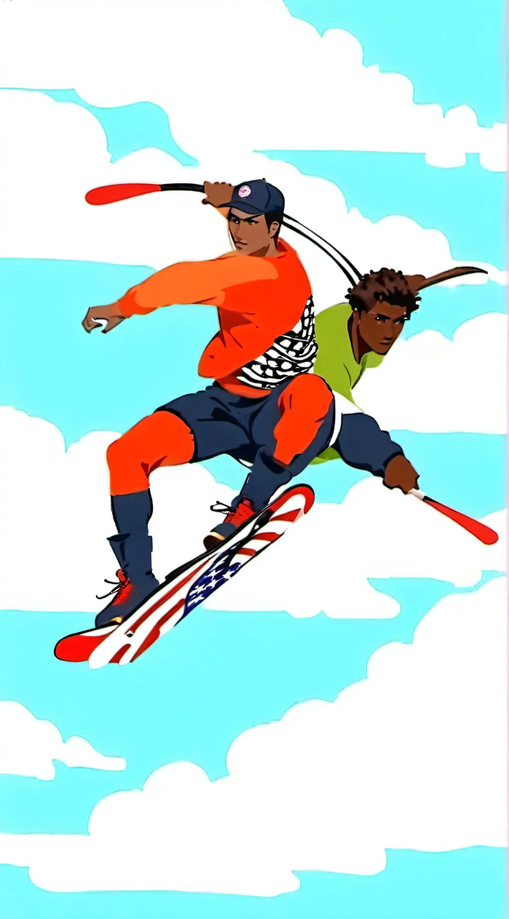 ai character: America America￼ background