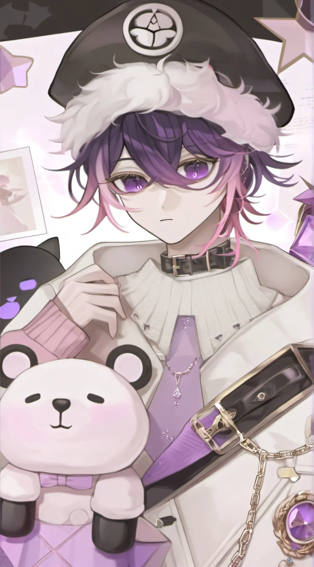 ai character: Uzi doorman background