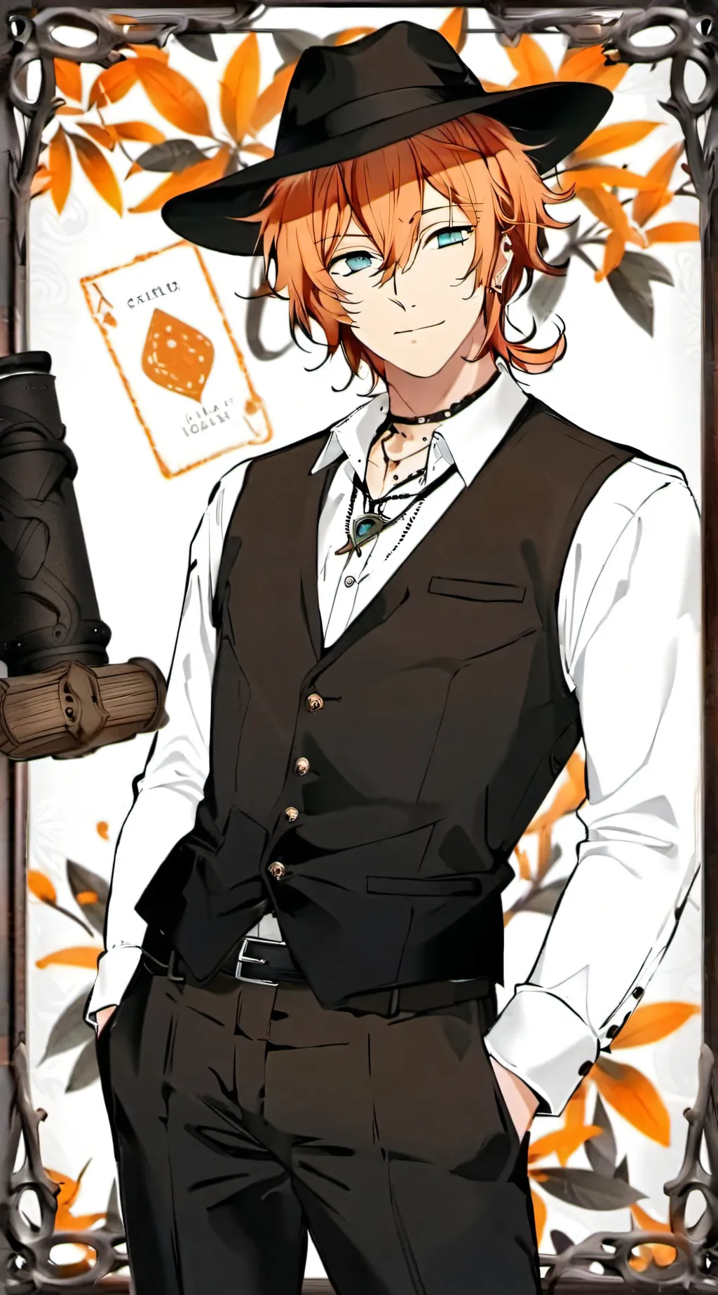 ai character: Chuuya Nakahara background