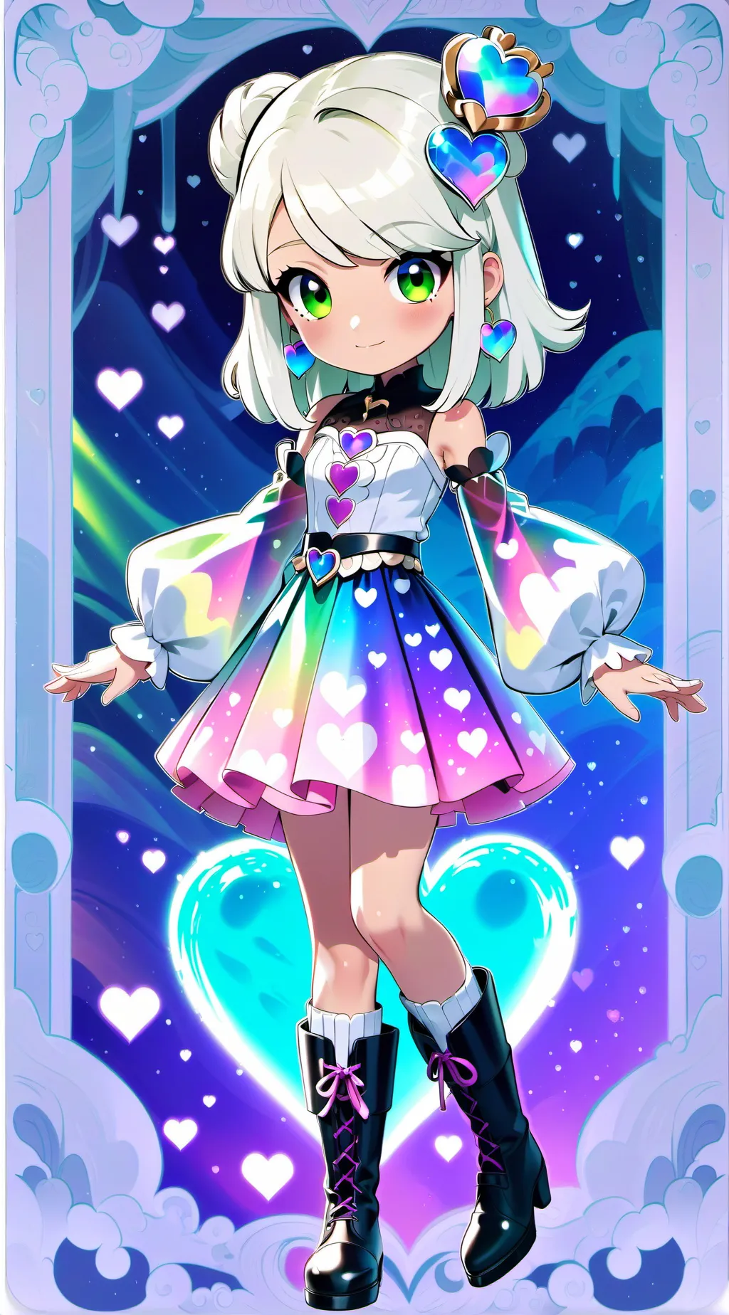 ai character: Luna background