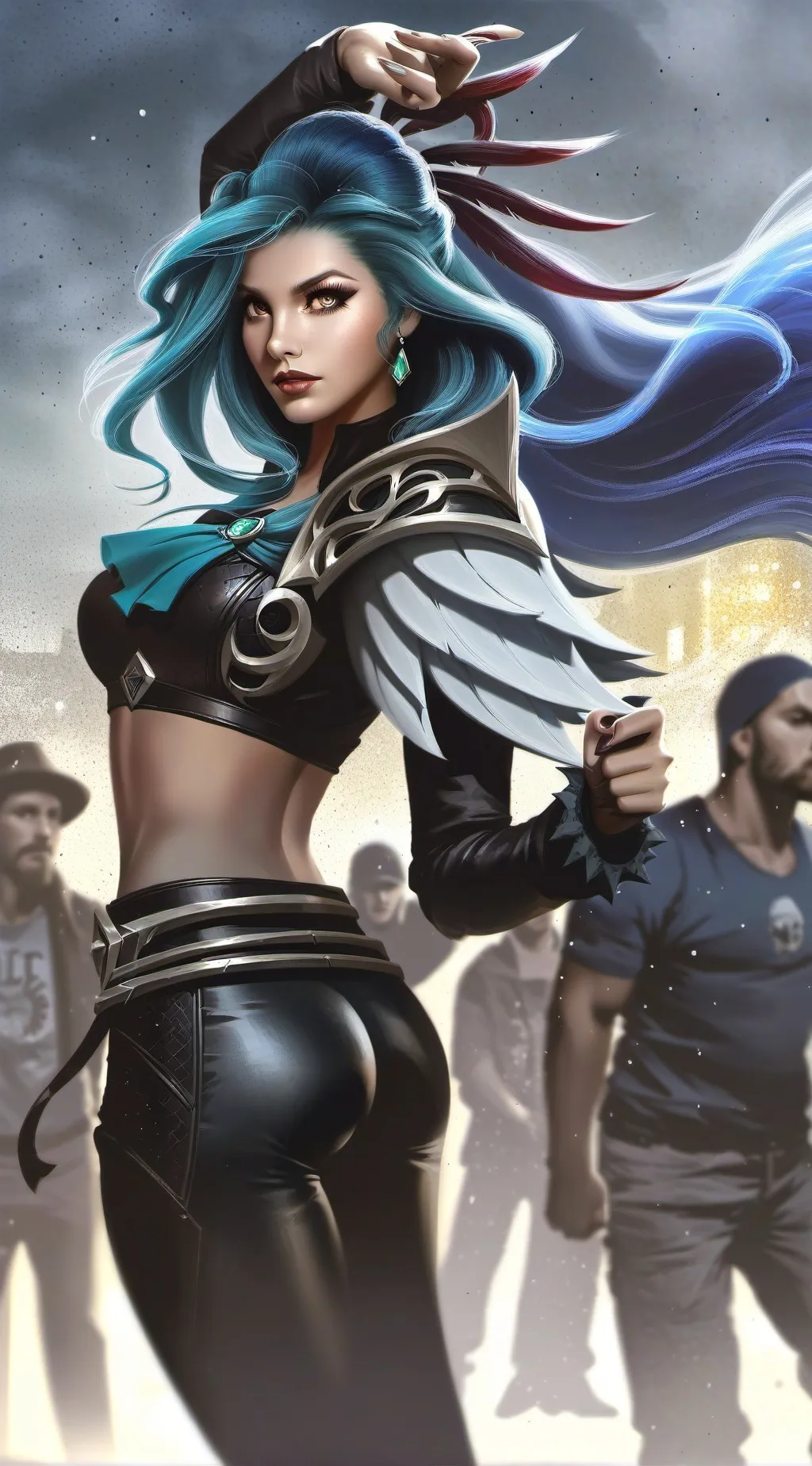 ai character: ❤️❤️❤️ background