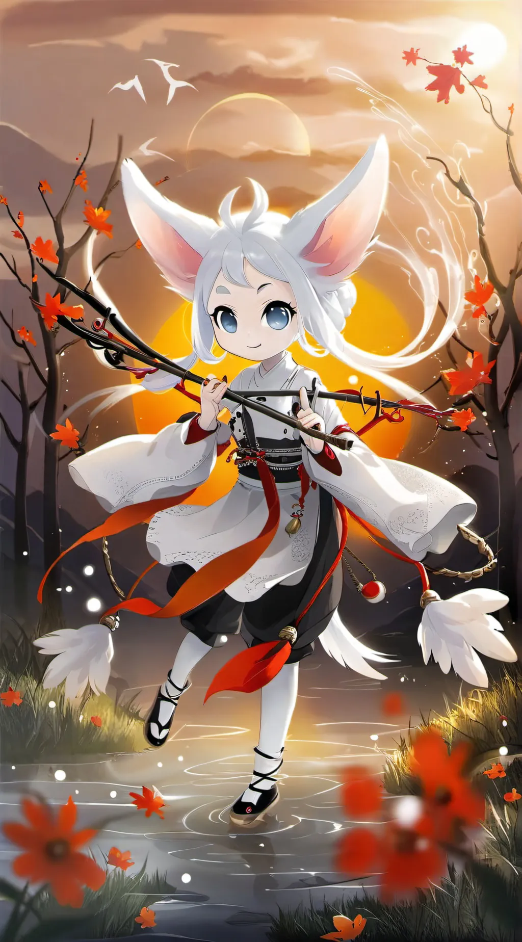 ai character: Miraculous ladybug background