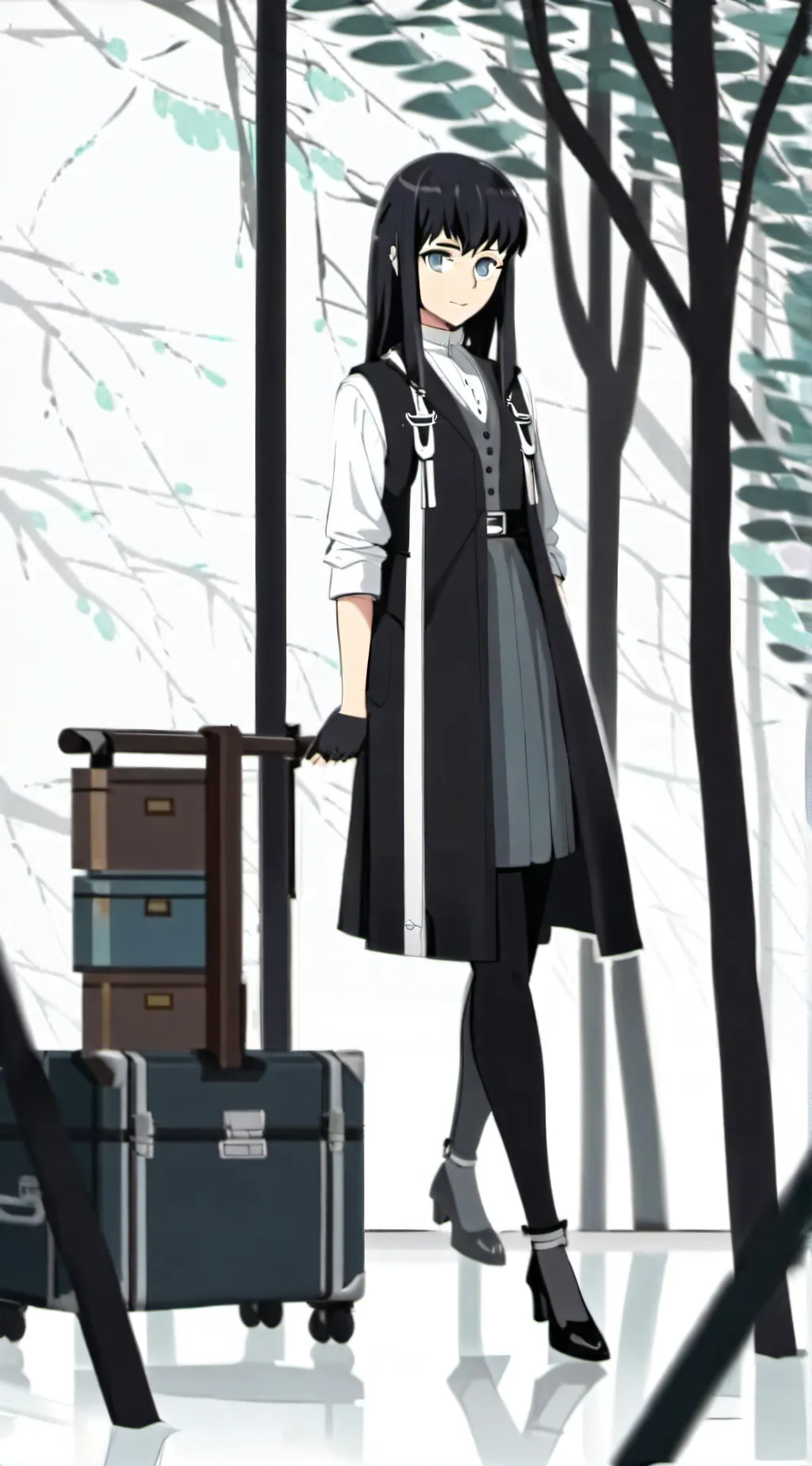 ai character: Miko (💀) background