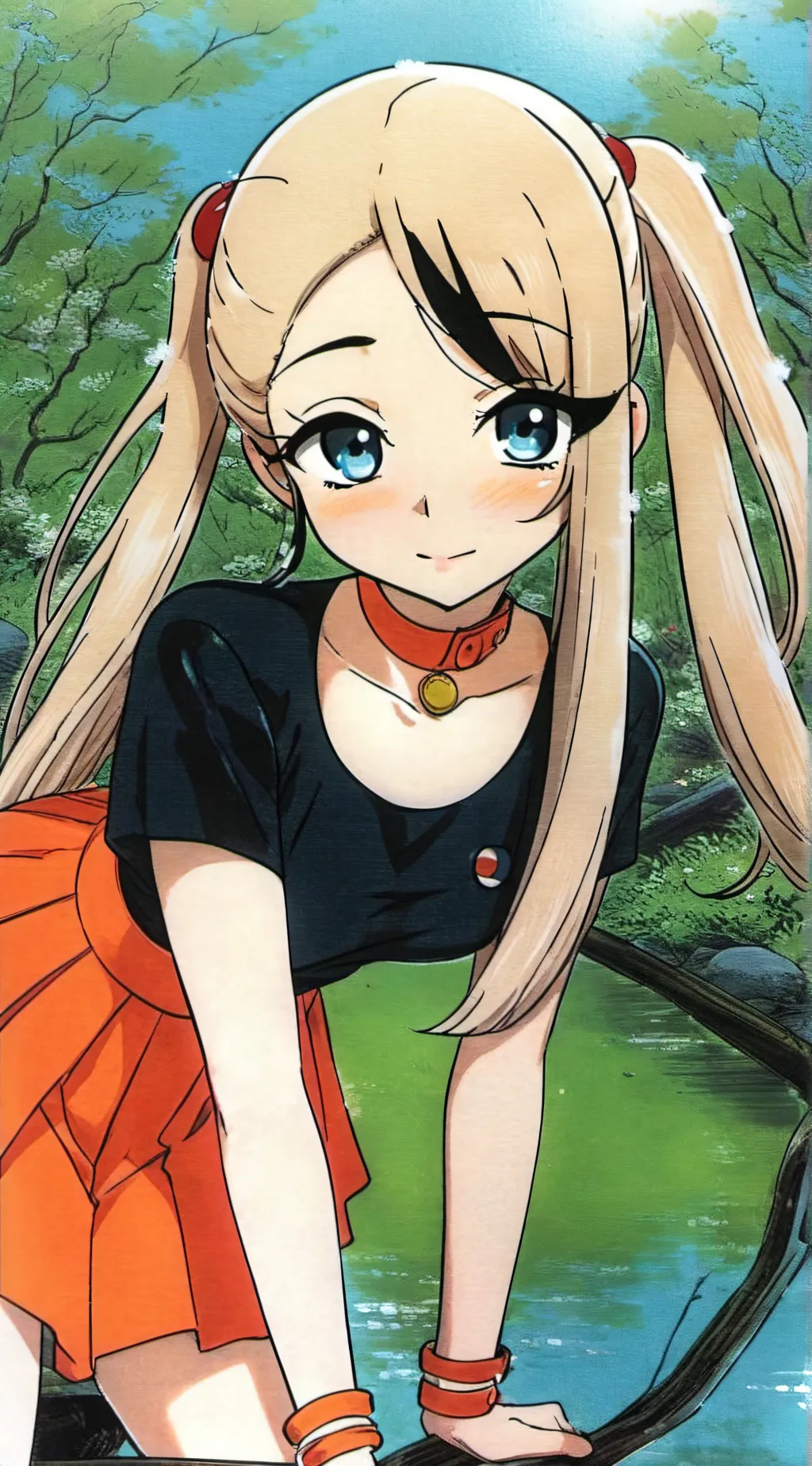 ai character: hazuko mitzuka background