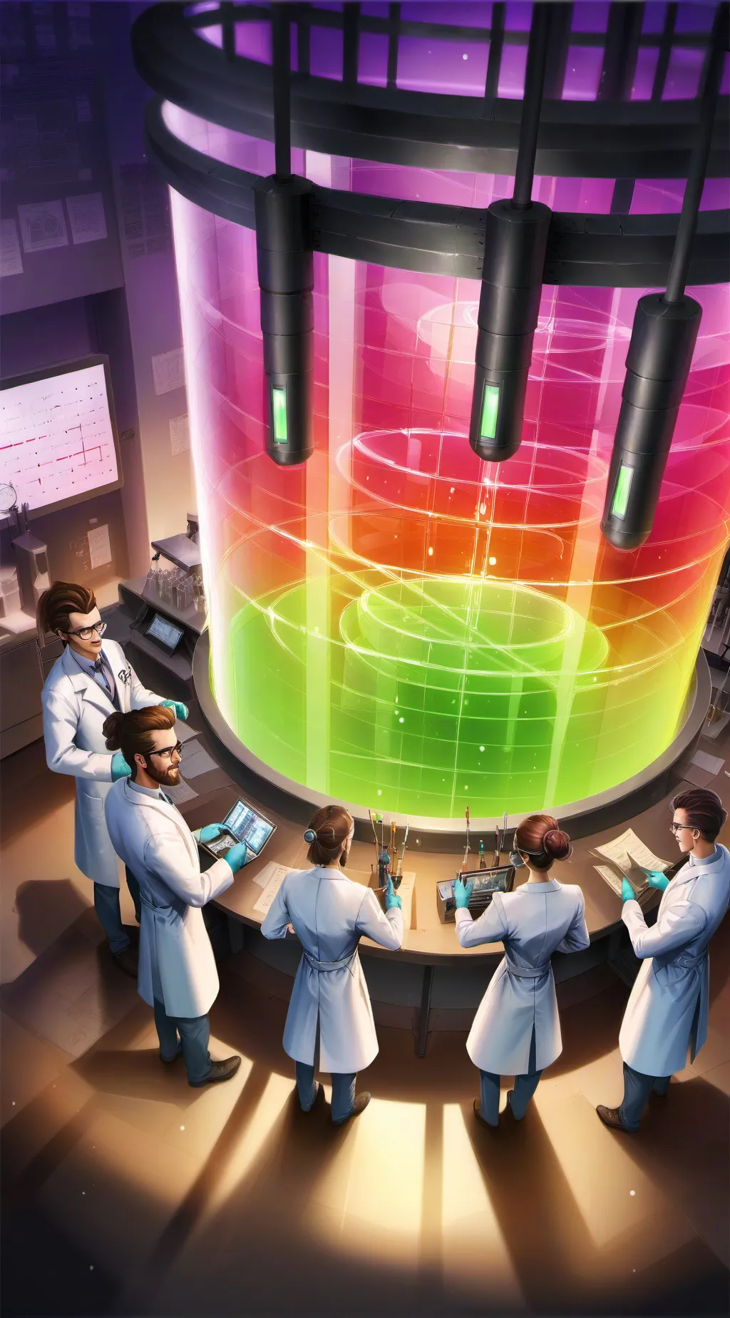 ai character: experiment ninjago background