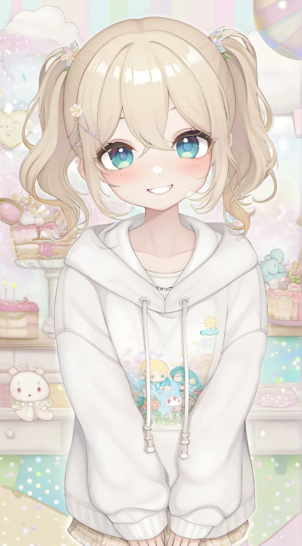 ai character: Ashley  background