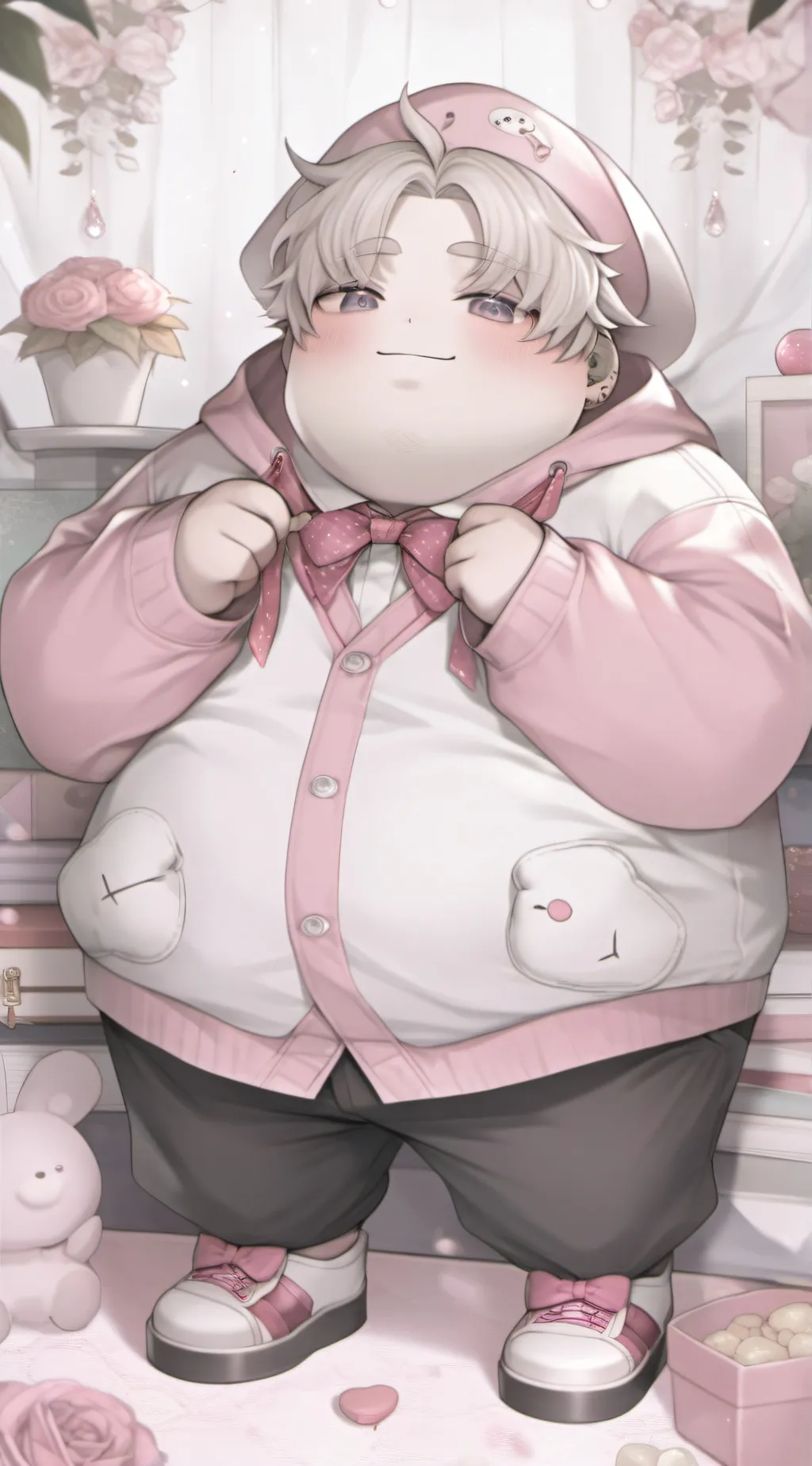 ai character: Darmon 💅✨🎀👹 background