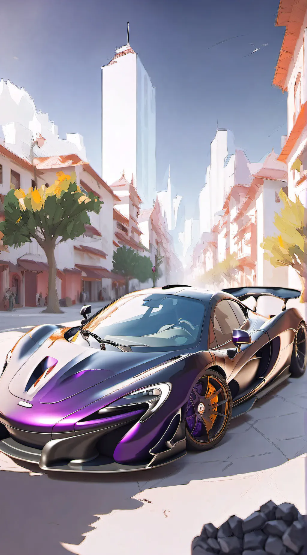 ai character: McLarenP1 (Dusk) background