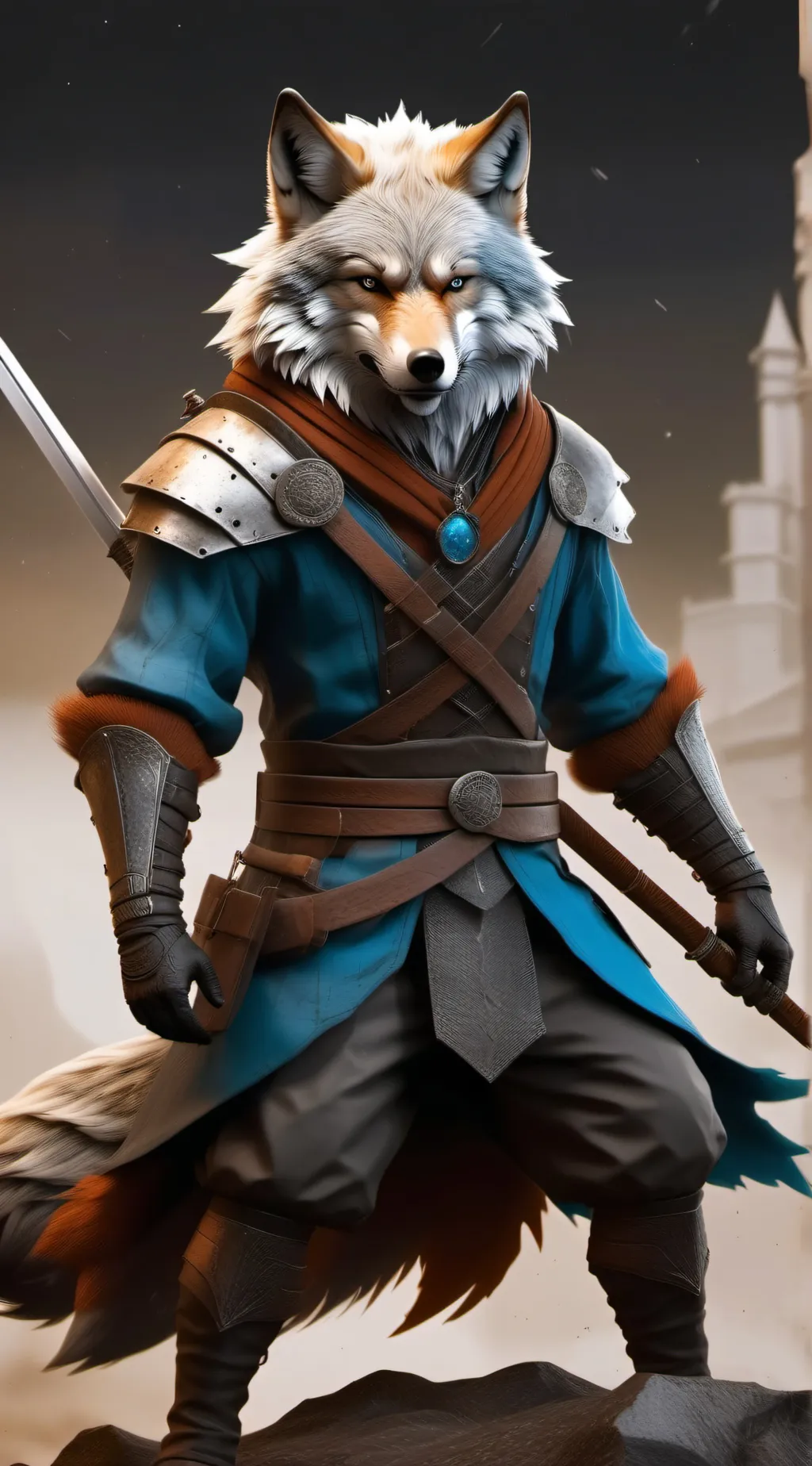 ai character: Roman Malushi  background