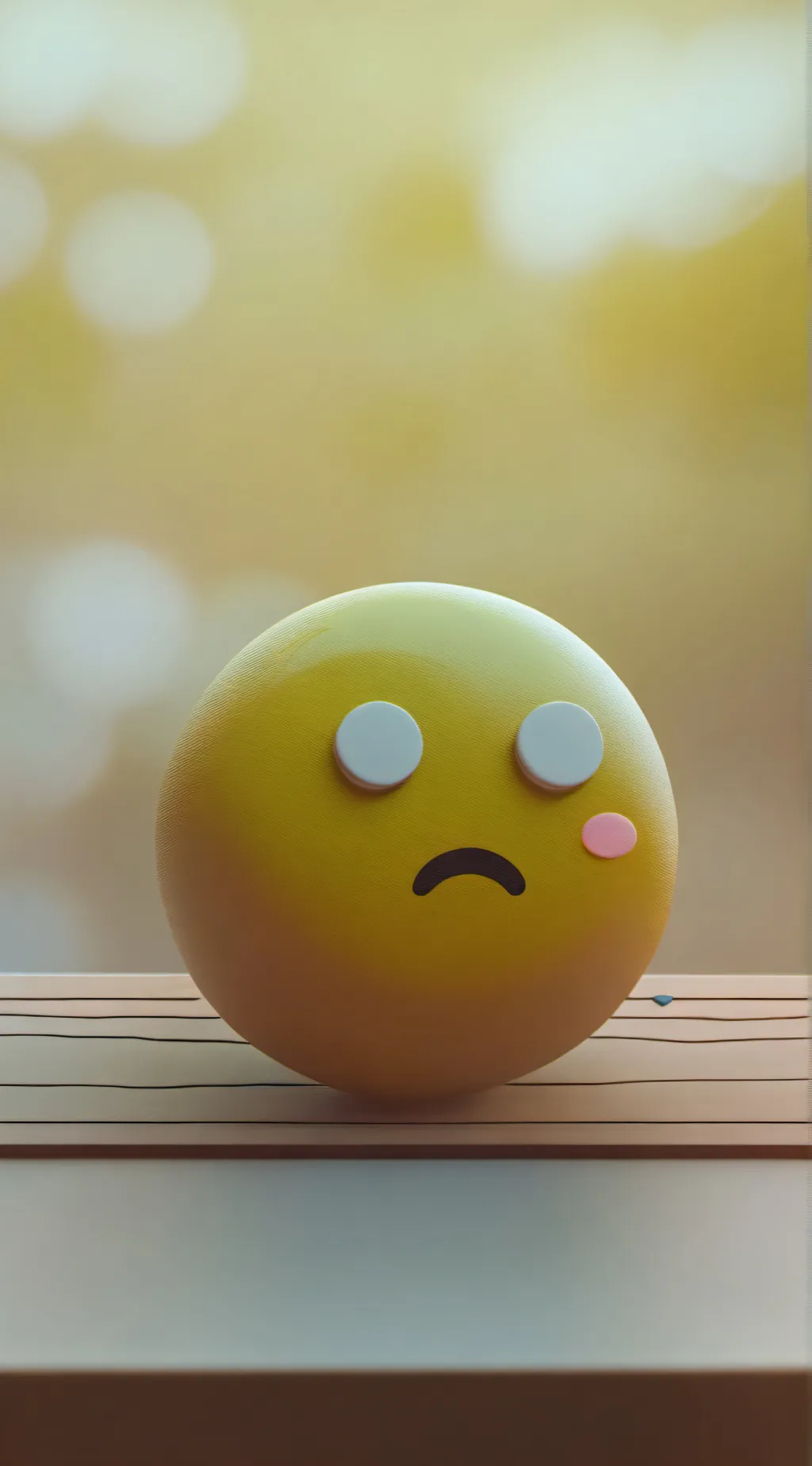 ai character: sad emoji therapis background