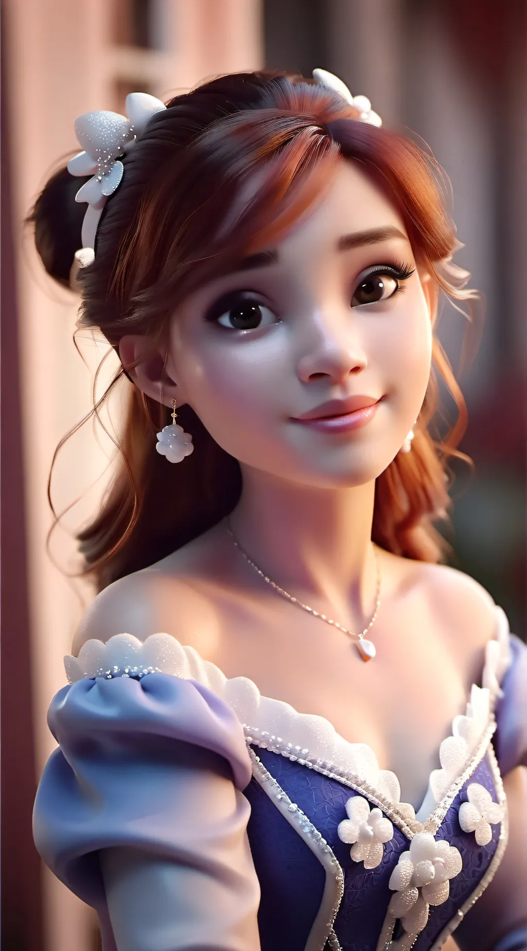 ai character: Yellow komi background