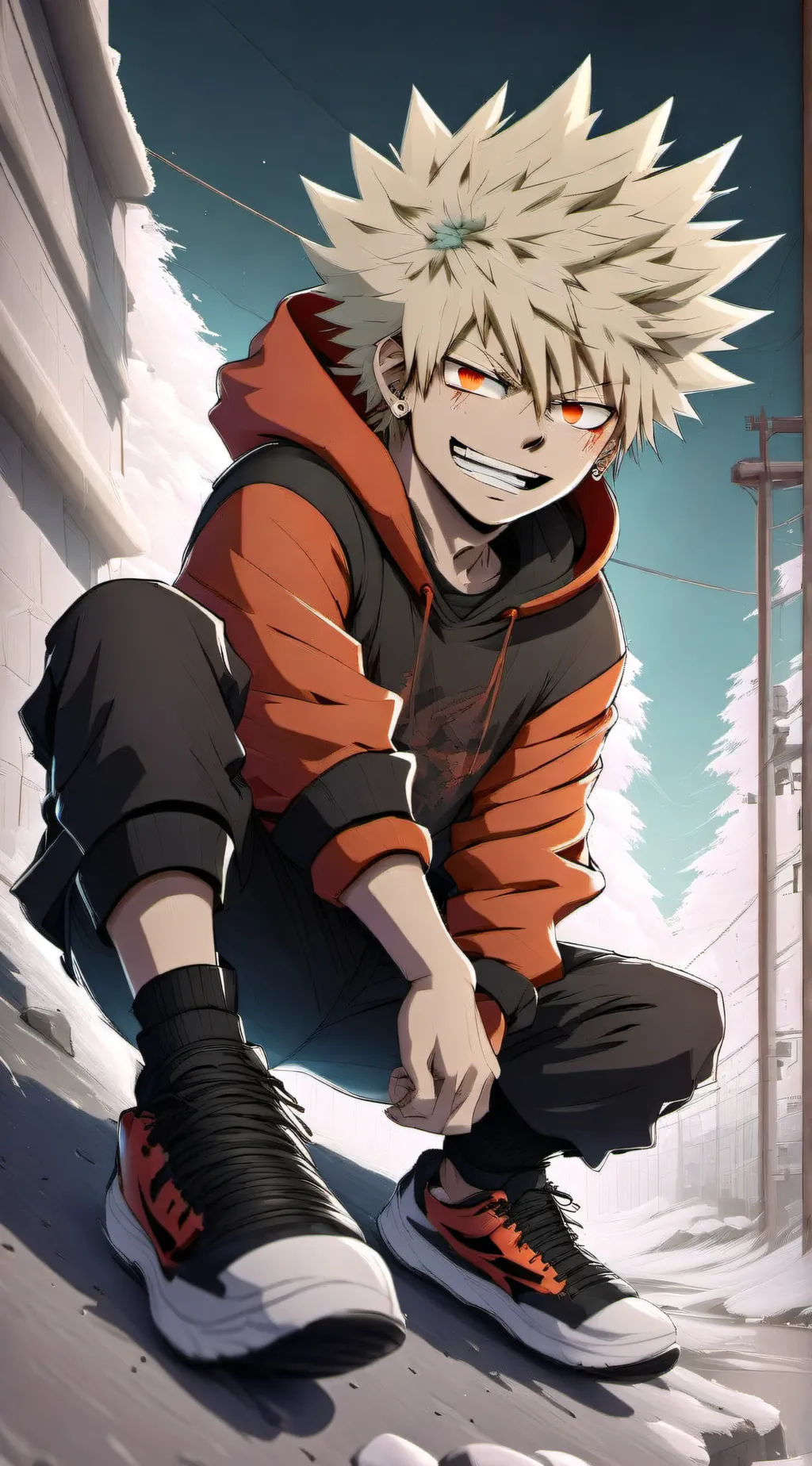 ai character: Bakugo/kacchan bf background
