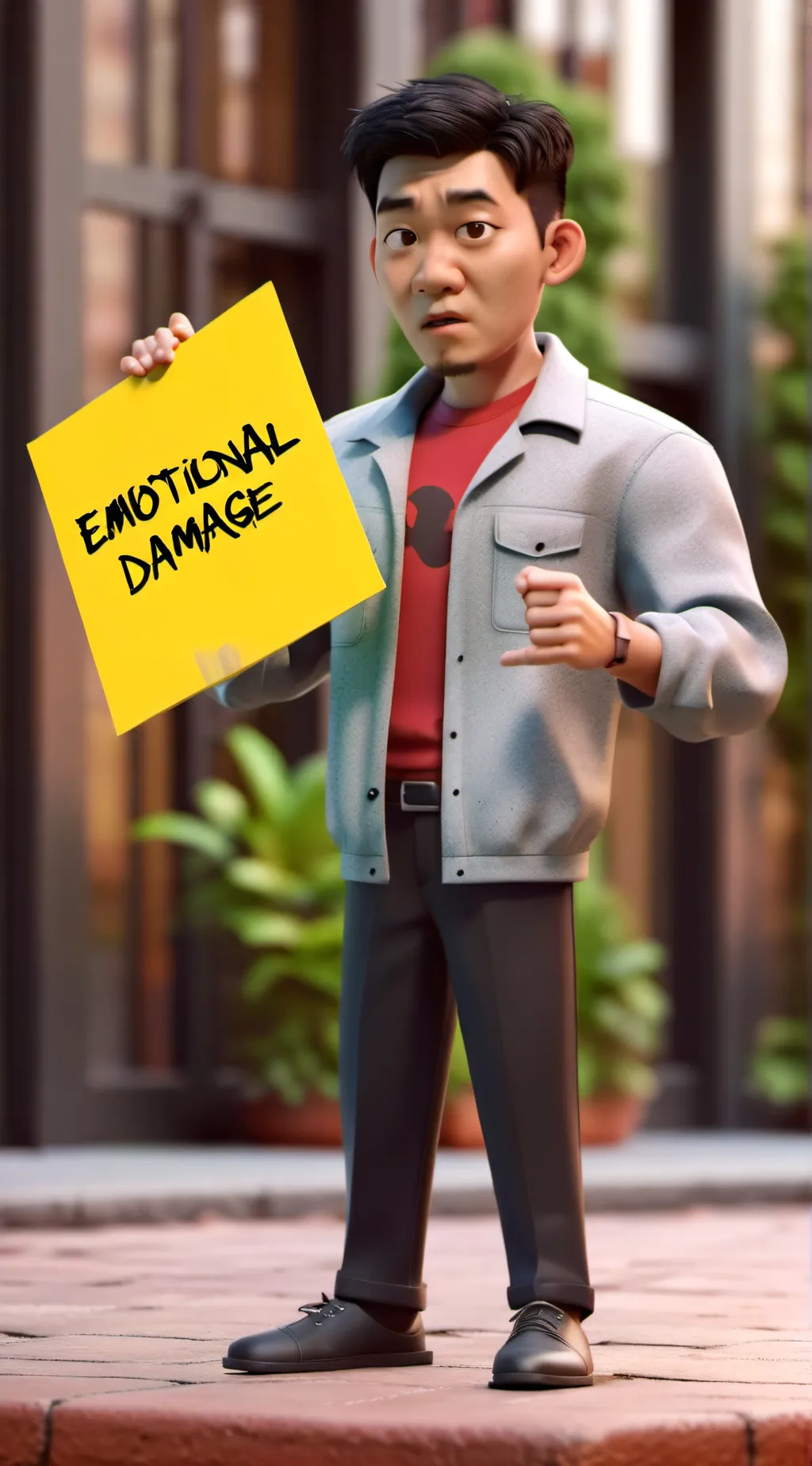 ai character: Steven background