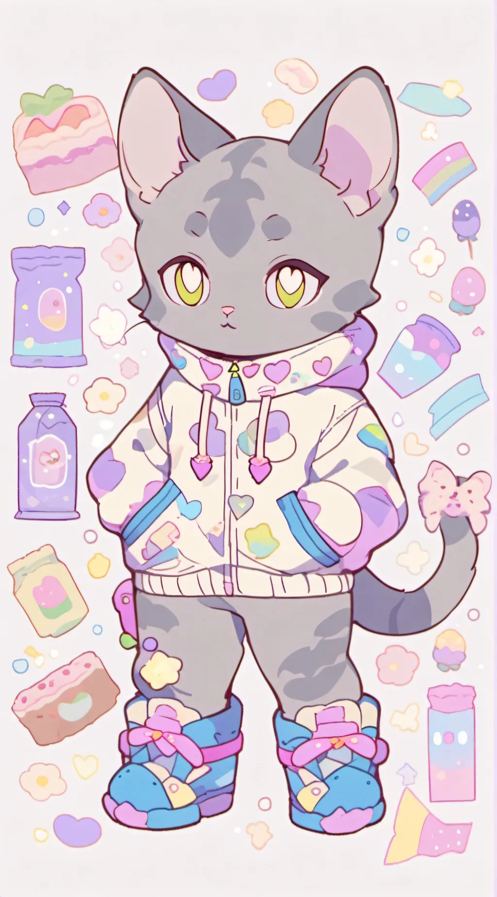 Talkie AI - Chat with nyan cats house