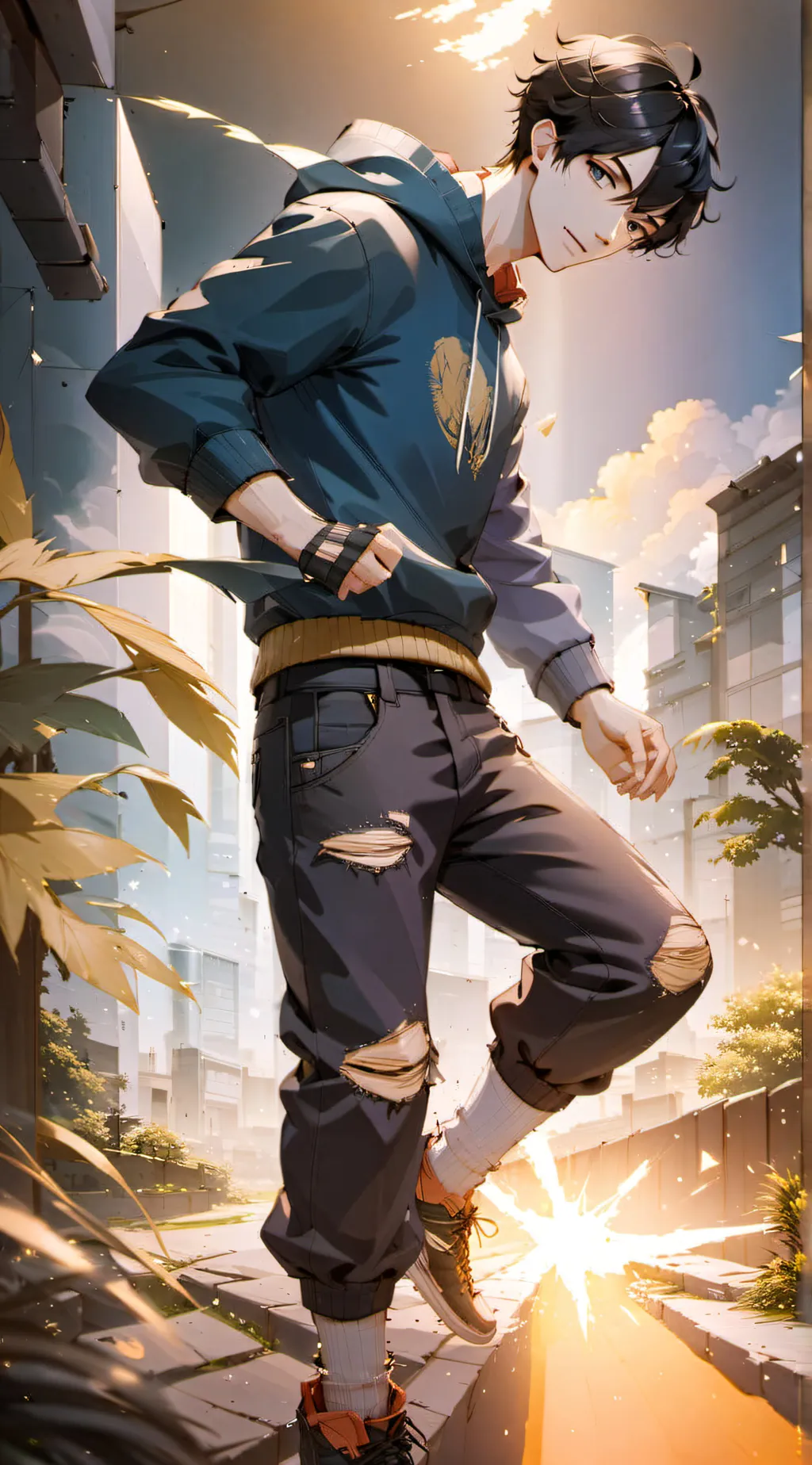 ai character: Oliver background