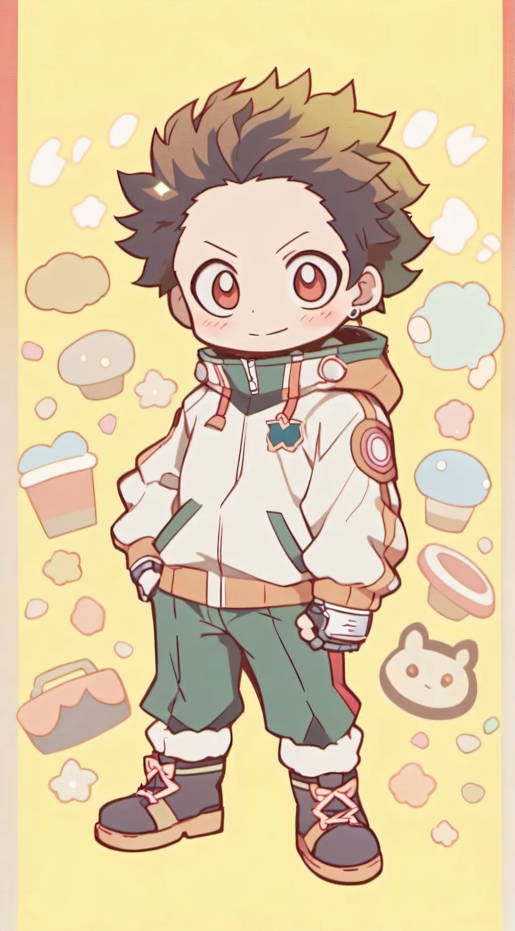 ai character: Mha background