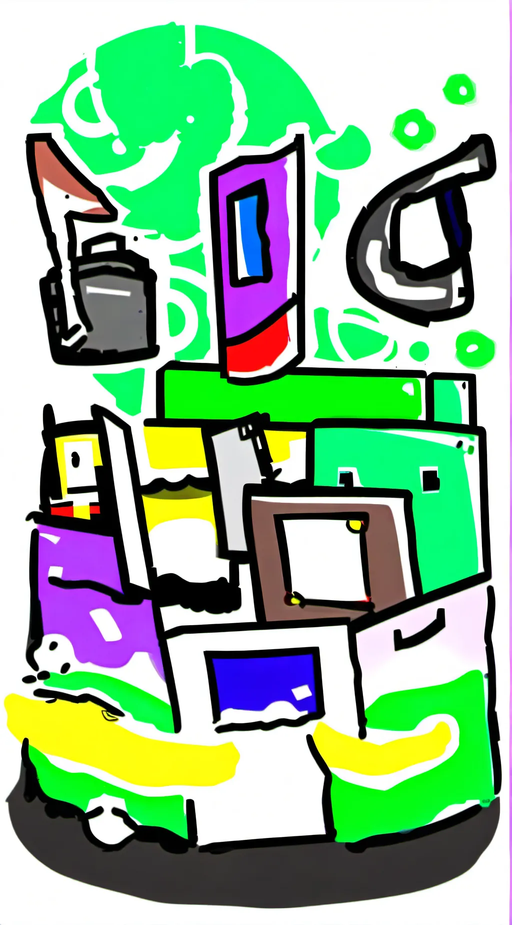 ai character: Book background