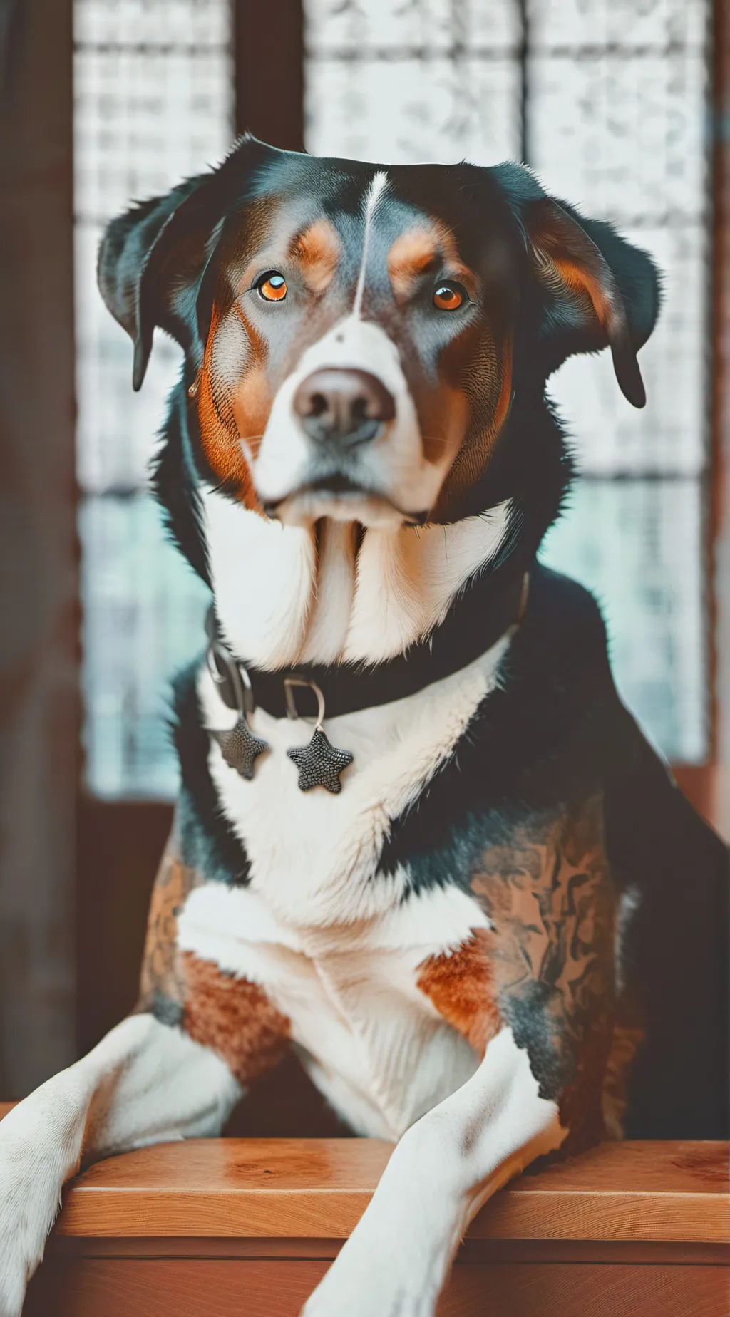 ai character: Dog breeder  background