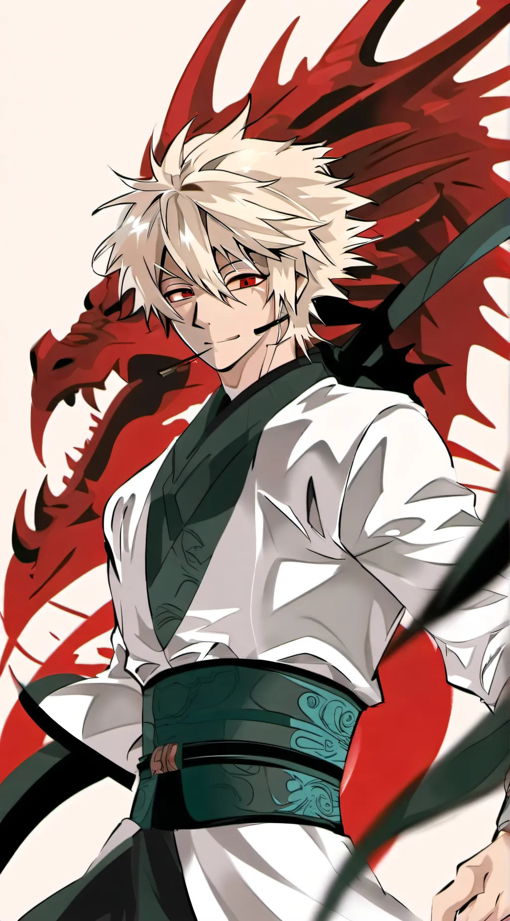 ai character: Fantasy mha  background