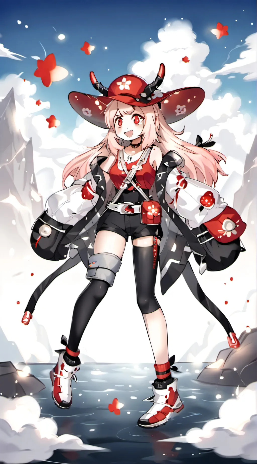 ai character: Mushroom background