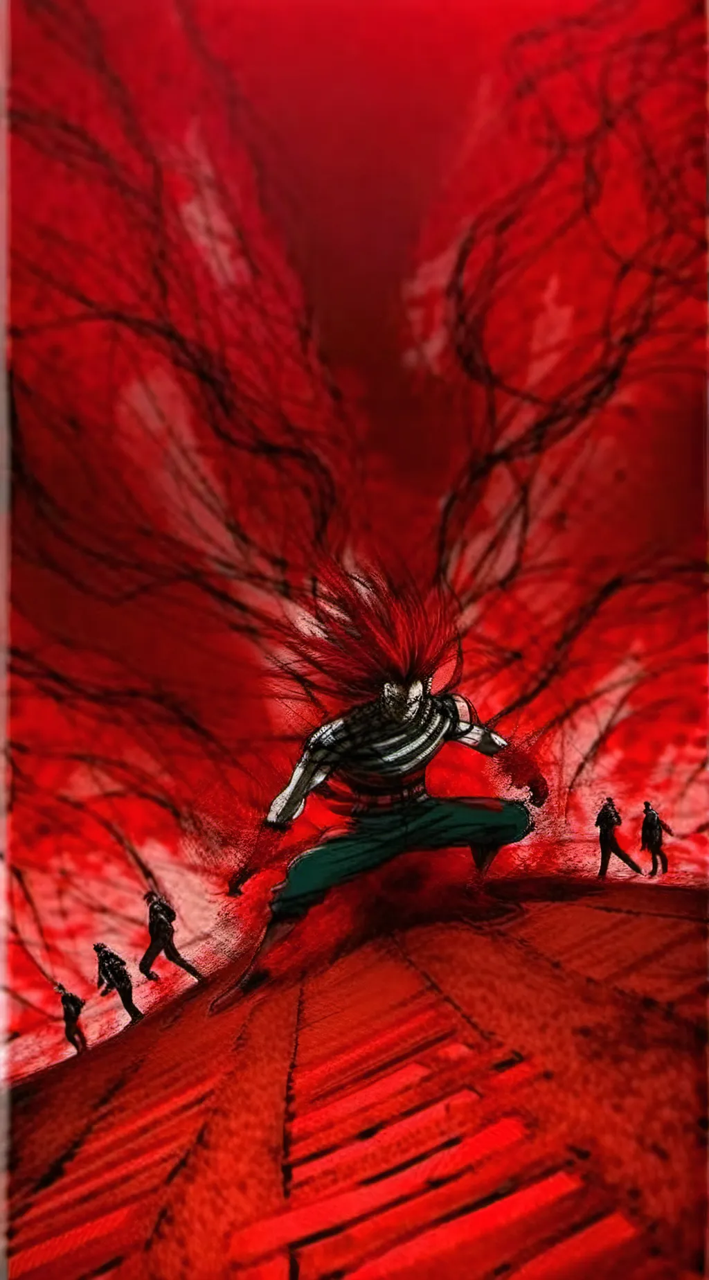 ai character: MHA field trip background