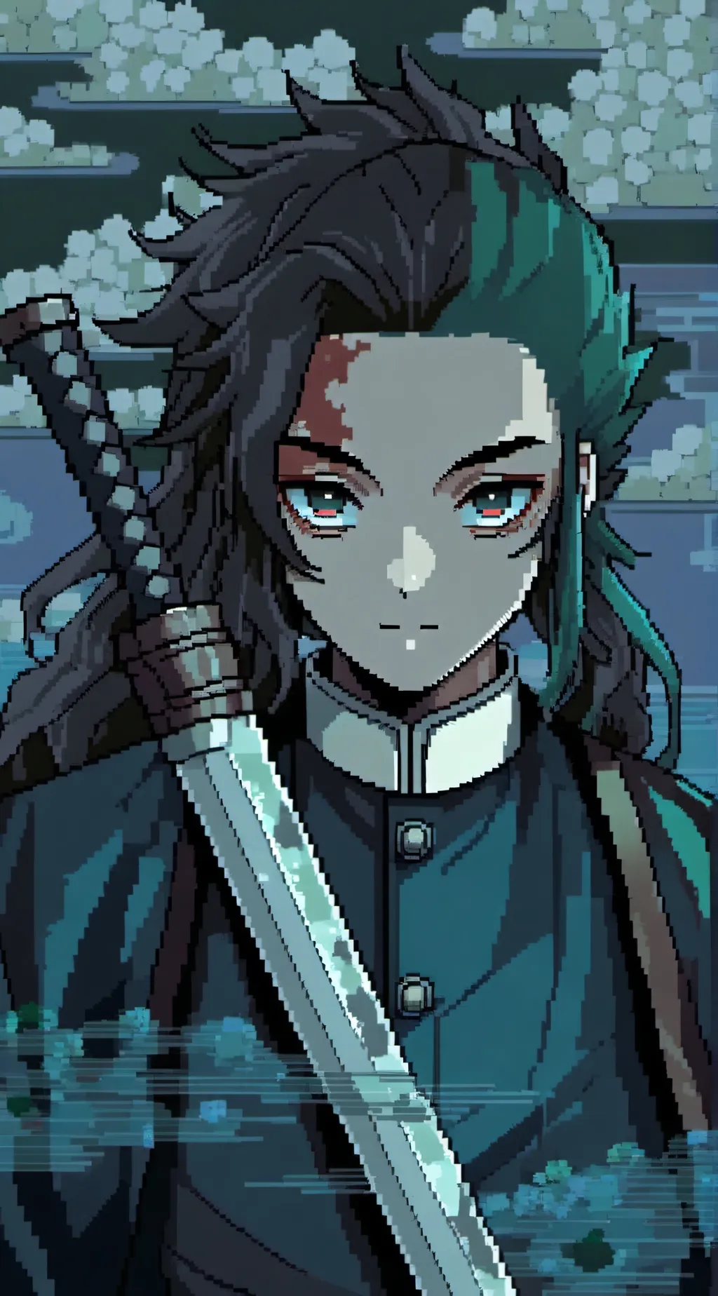 ai character: kimitsu no yaiba background