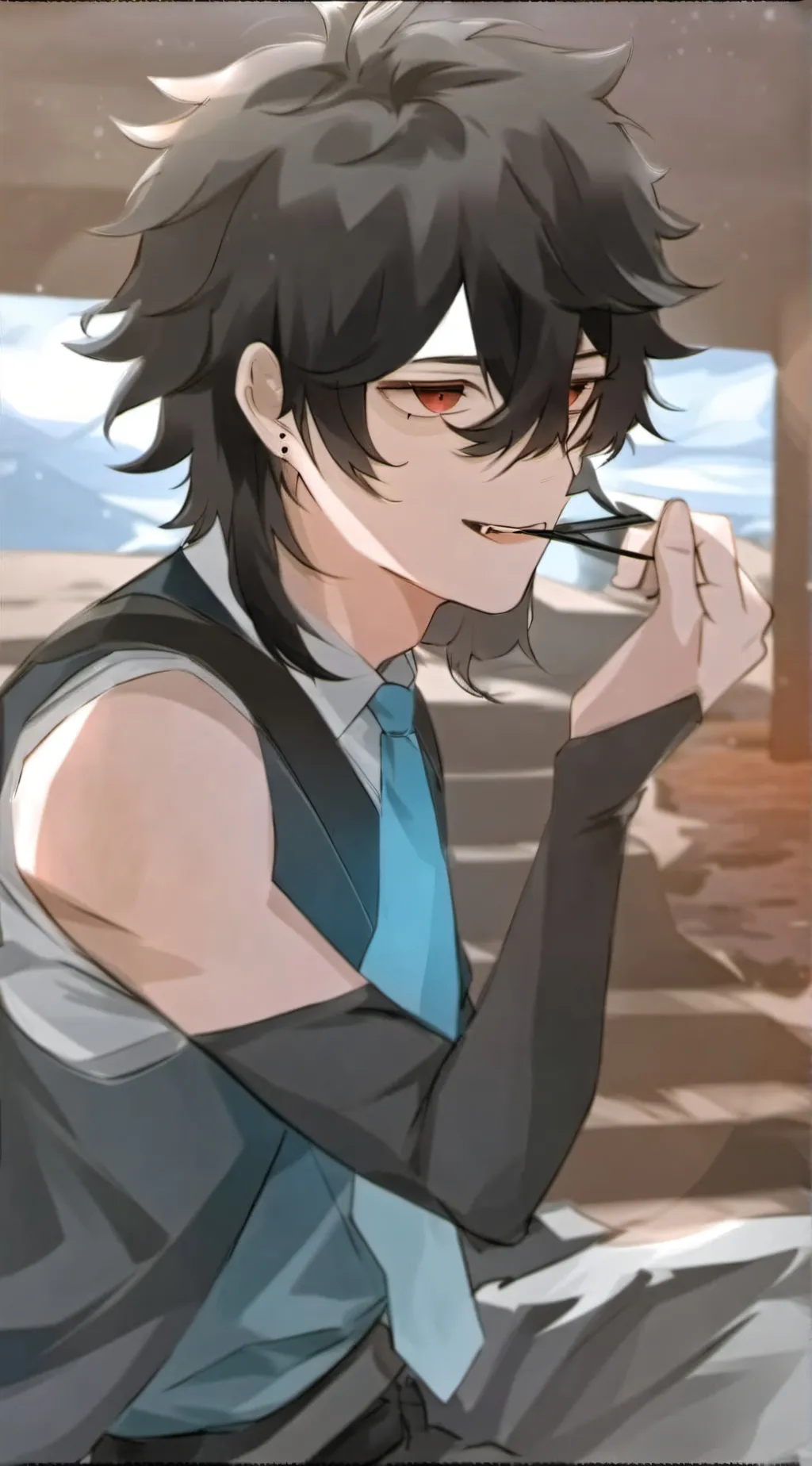 ai character: YUNG™熄蕴 background