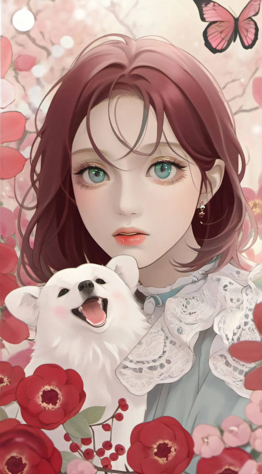 ai character: lily background