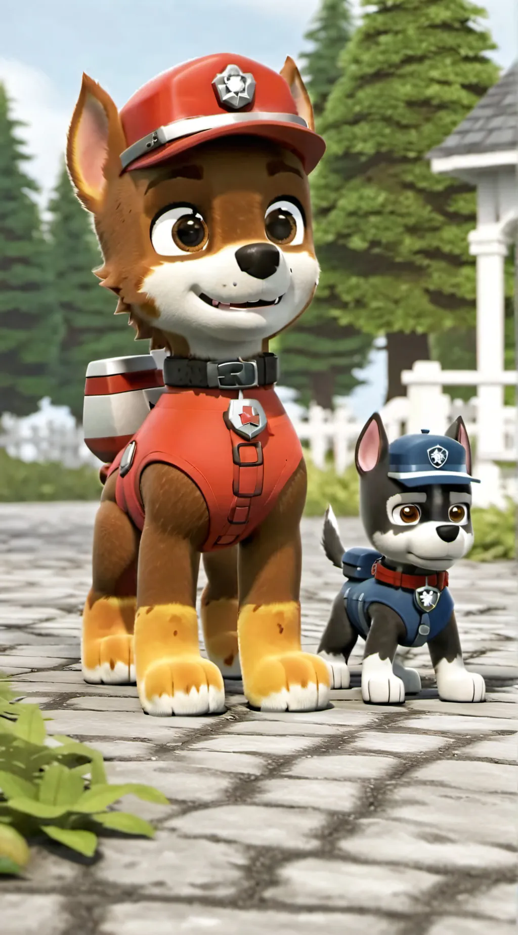 ai character: Paw Patrol  background