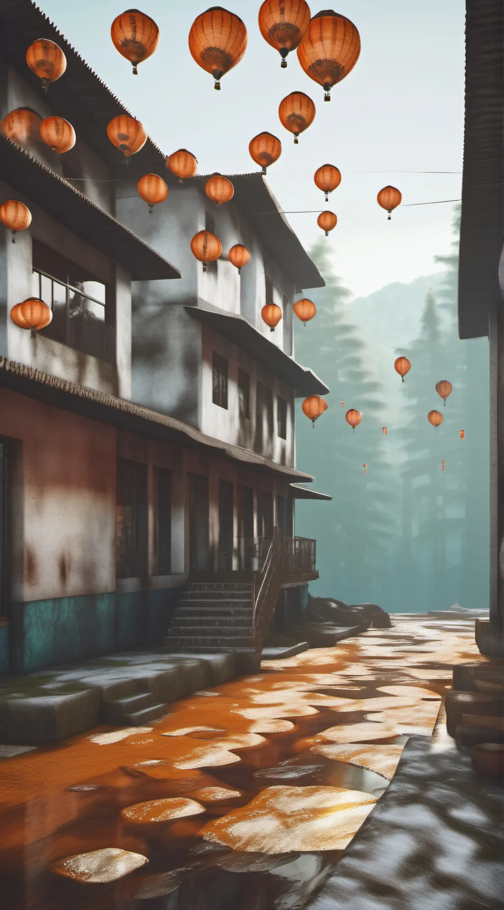 ai character: dead end background