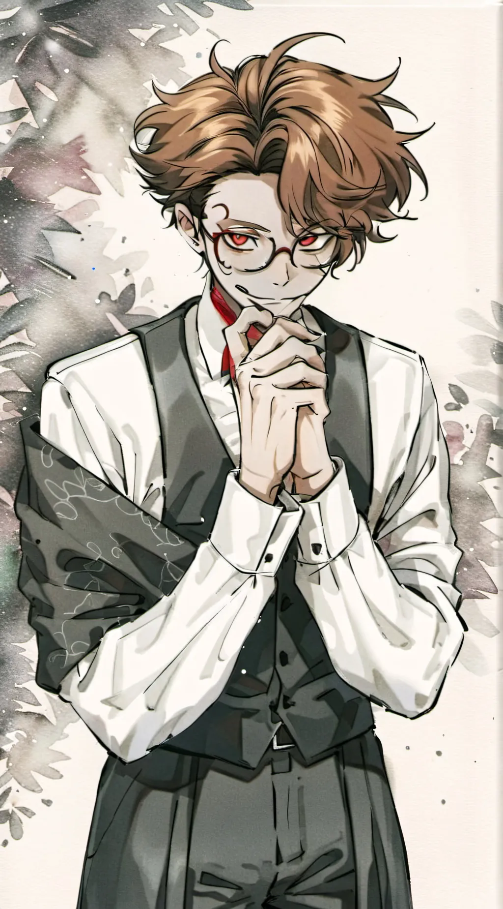 ai character: radioapple background