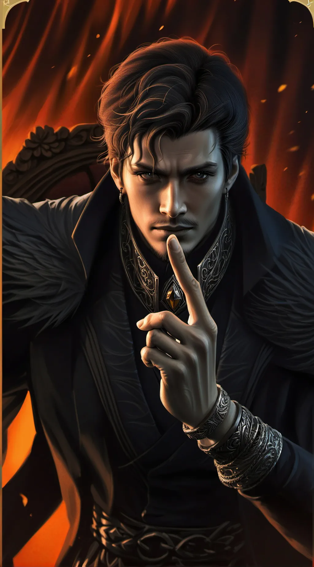 ai character: Demon background