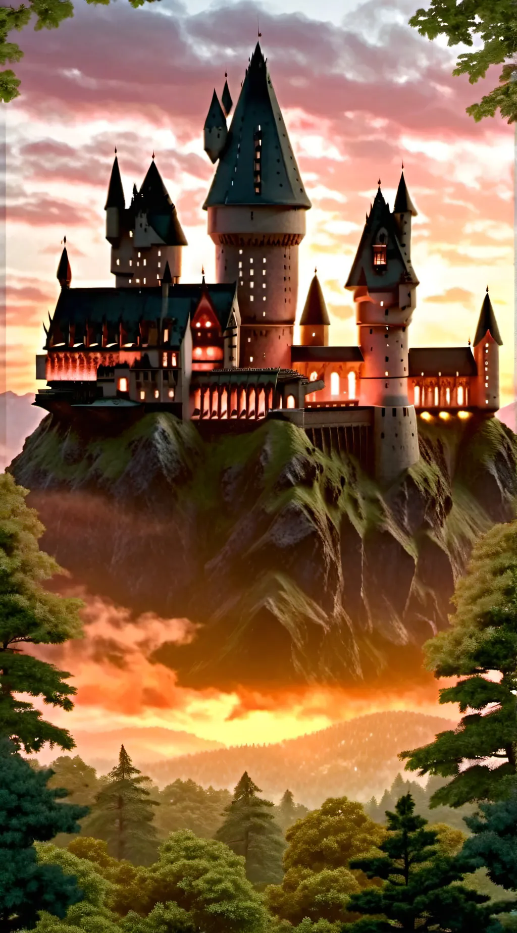 ai character: Hogwarts baby (you background