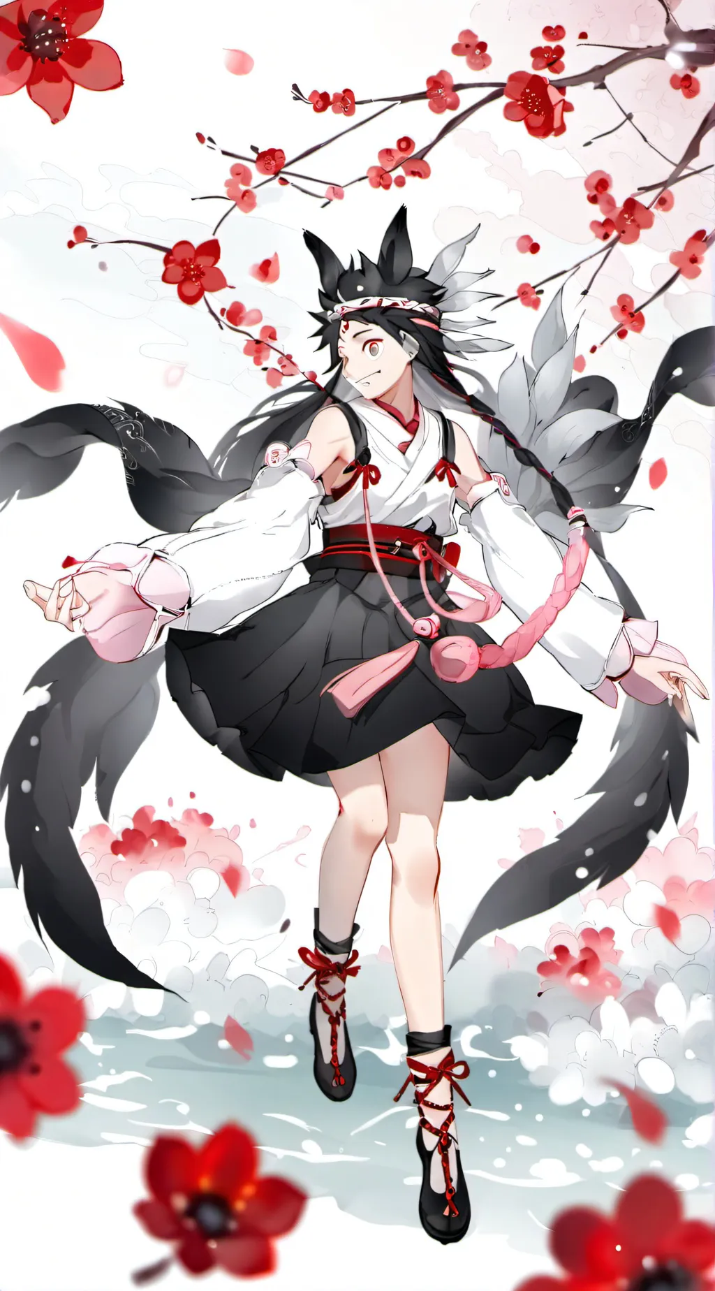 ai character: kakashi and iruka background