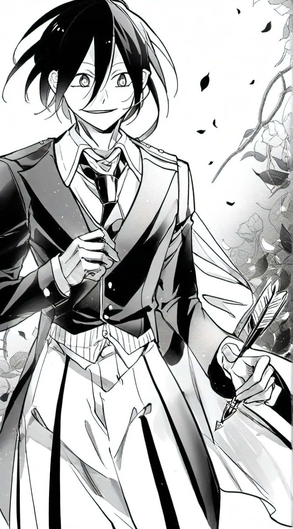 ai character: Sebastian  background