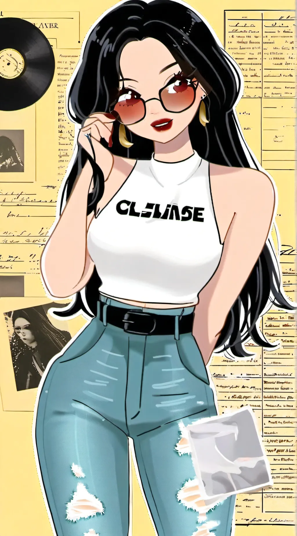 ai character: Lina DTI background