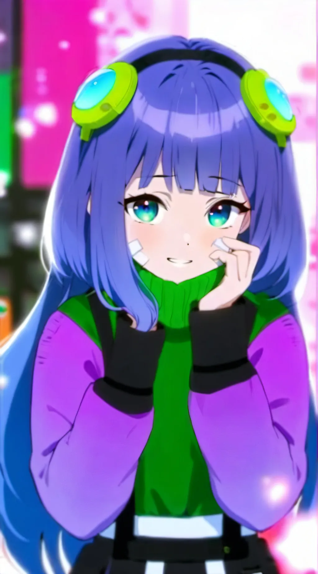 ai character: Luna background