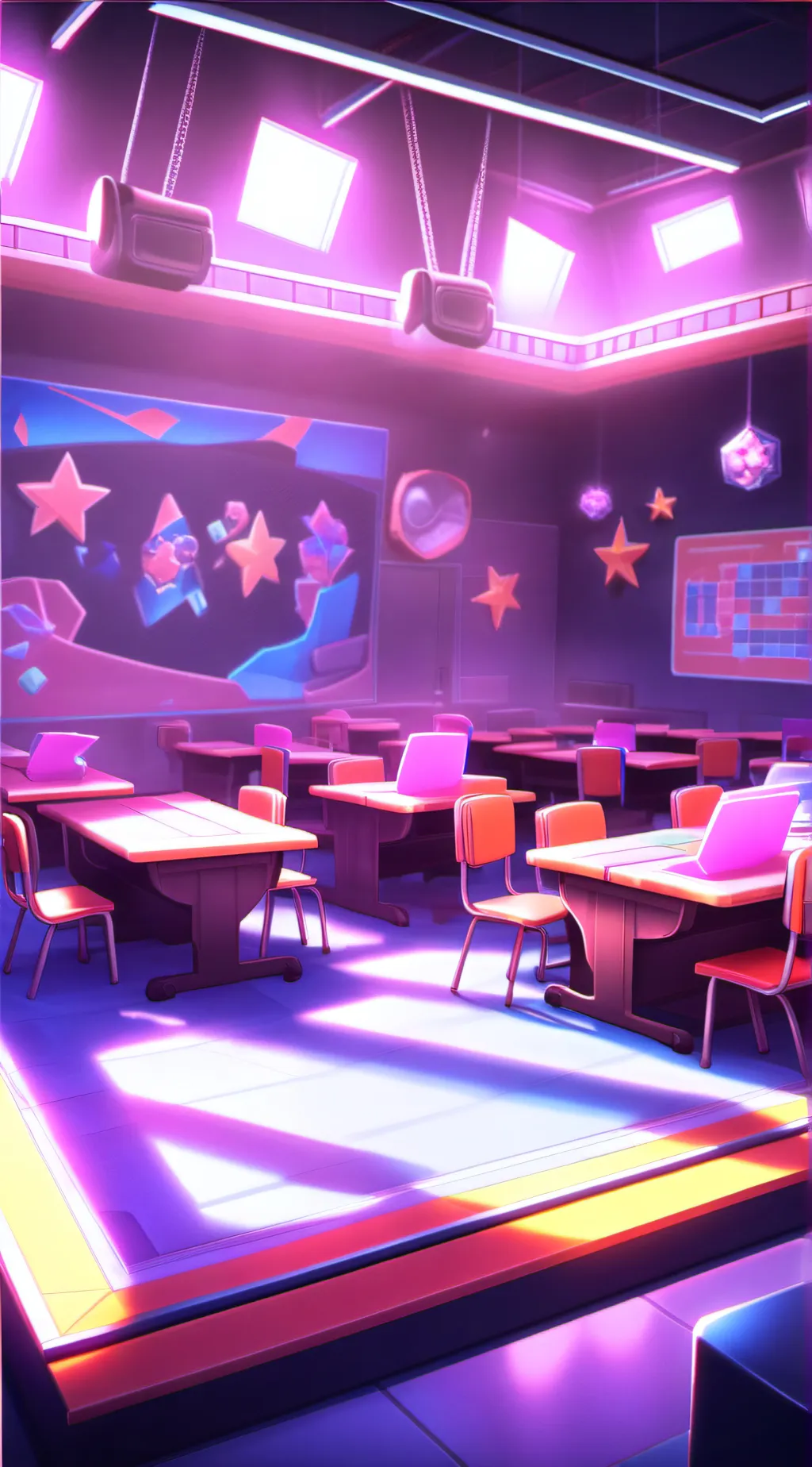 ai character: c x b fpe background