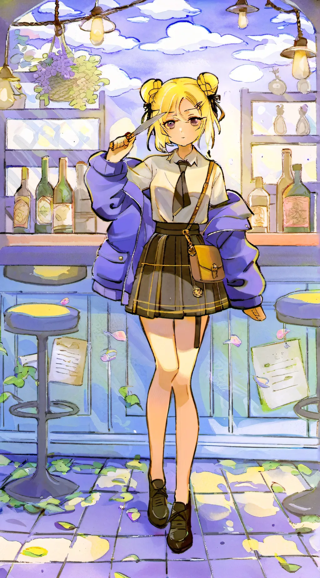 ai character: LOV(your Toga) background
