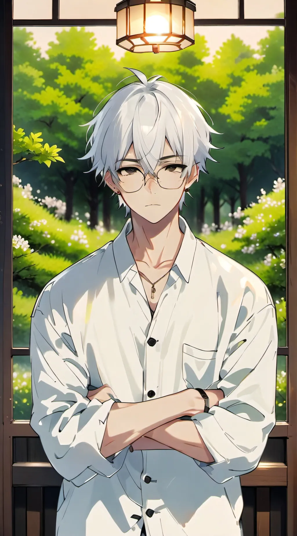 ai character: Andrew Garcia  background