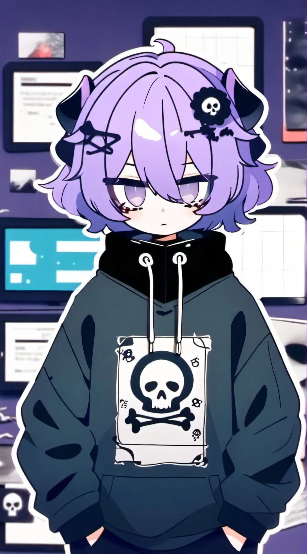 ai character: murder drones background