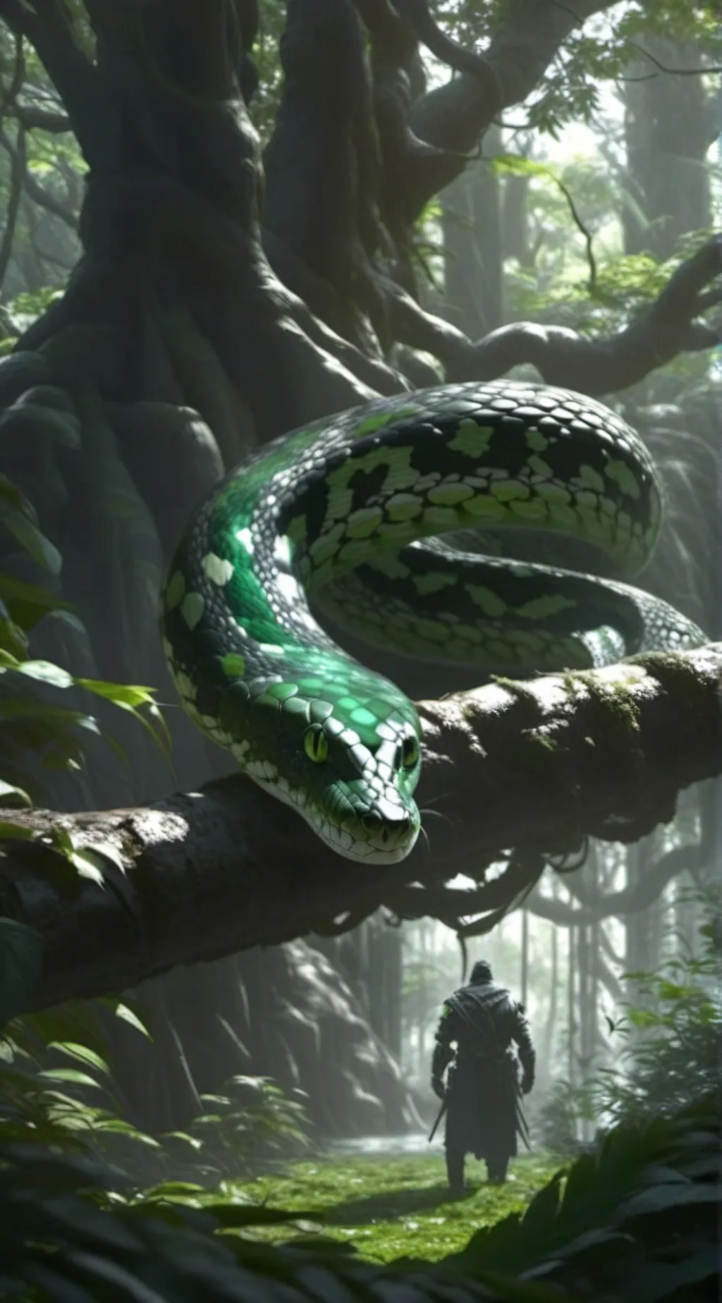 ai character: Kaa background