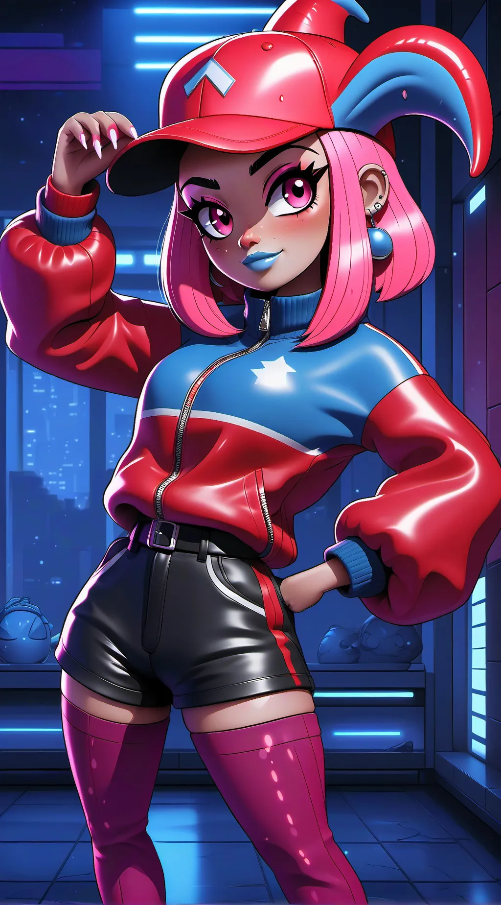 ai character: Ugly bitch background