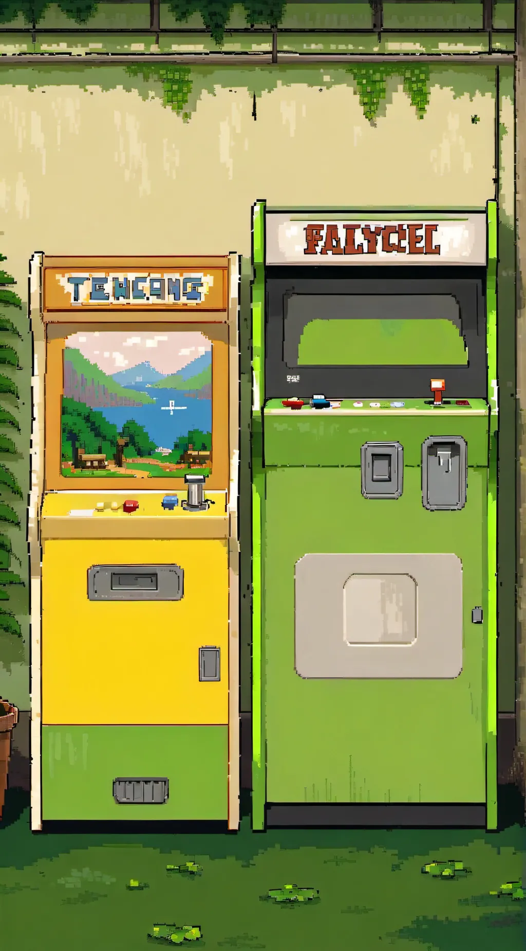 ai character: ourple guy background